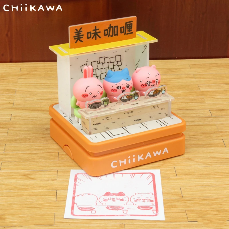 Car Accessories Toy - Chiikawa Anime Combination Scene Handmade Seal