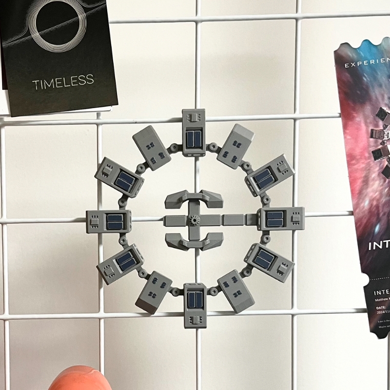 Car Accessories Sticker - Interstellar Endurance Space Station- Magnetic Fridge