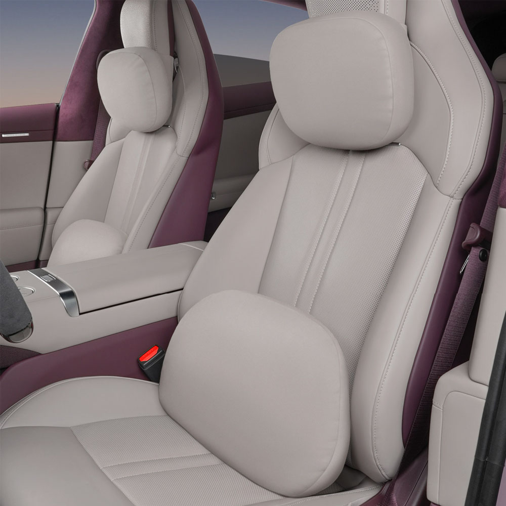 Car Accessories Xiaomi - Original Car Color Headrest Lumbar Support
