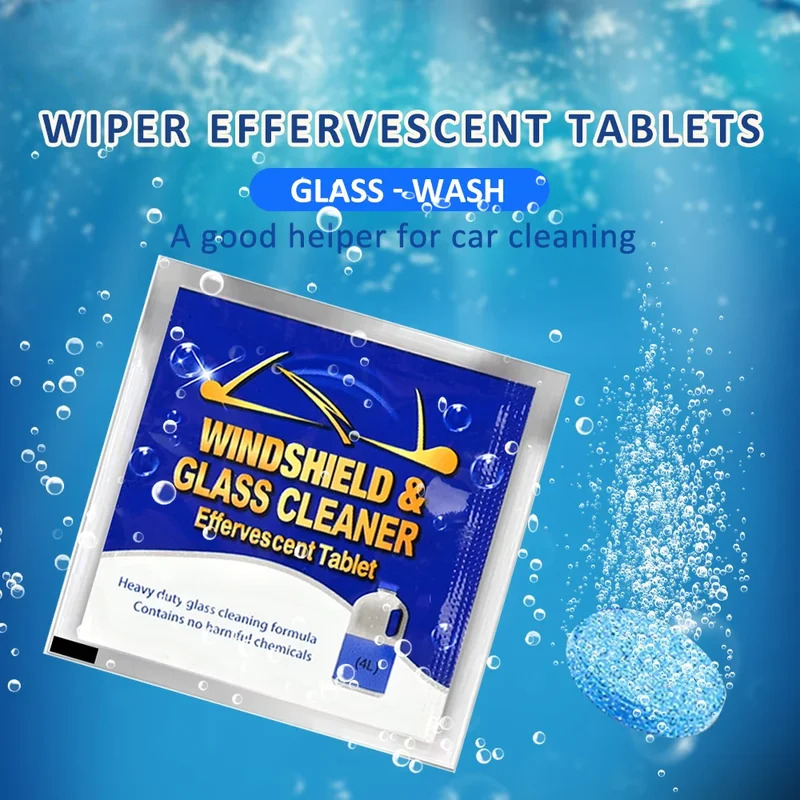 Car Accessories Wholesale - 10/20/30/40/50/100pcs Car Windshield Glass Solid Cleaner