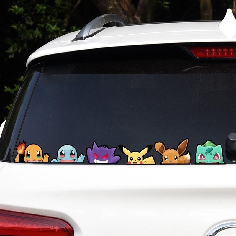 Car Accessories Sticker - Pokémon car window sticker, Pokémon Gengar