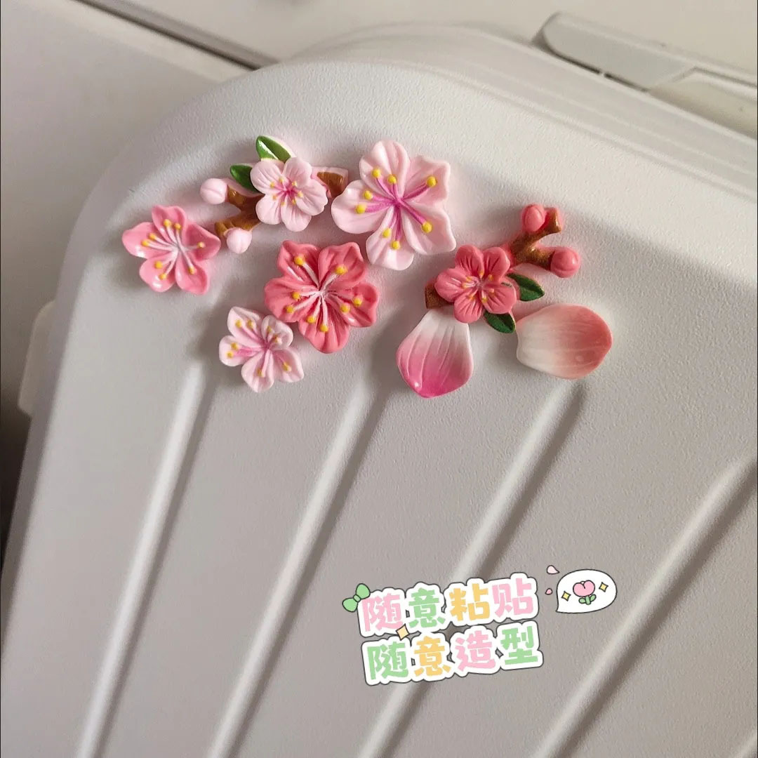 Peach Blossom Car Decal DIY 3D - đánh giá và giá Car Accessories Sticker