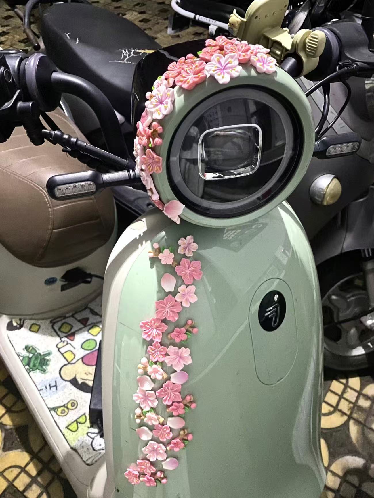 Peach Blossom Car Decal DIY 3D - đánh giá và giá Car Accessories Sticker