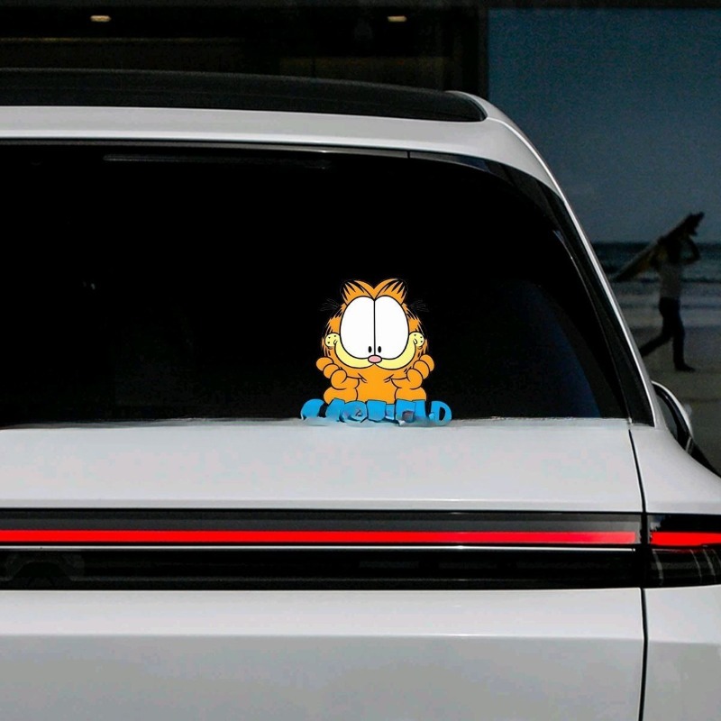 Creative cartoon cute Garfield - đánh giá và giá Car Accessories Sticker