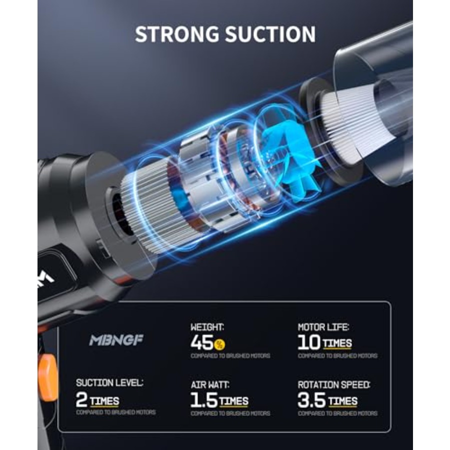 Portable Cordless Car Vacuum w - đánh giá và giá Car Vacuum Cleaner