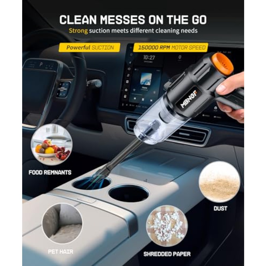 Portable Cordless Car Vacuum w - đánh giá và giá Car Vacuum Cleaner