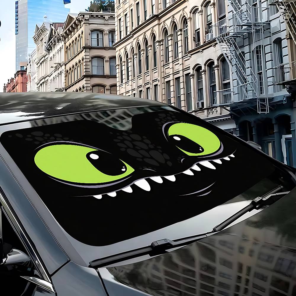 Cartoon EYE Toothless Windshie - đánh giá và giá Car Accessories Outside