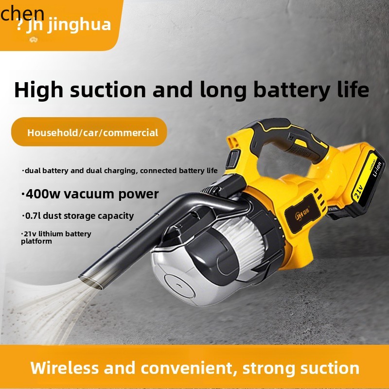 HTT wireless charging portable - đánh giá và giá Car Vacuum Cleaner