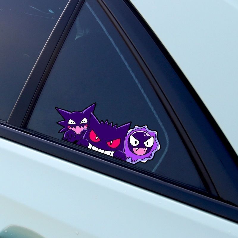 Cute Pokemon Gengar Anime Car  - đánh giá và giá Car Accessories Outside