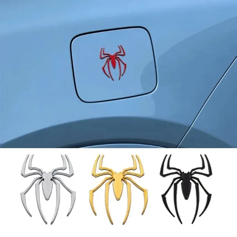 3D metal car stickers, spider  - đánh giá và giá Car Accessories Sticker