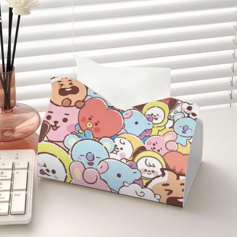 bt21 idol-related paper towel  - đánh giá và giá Car Accessories Toy
