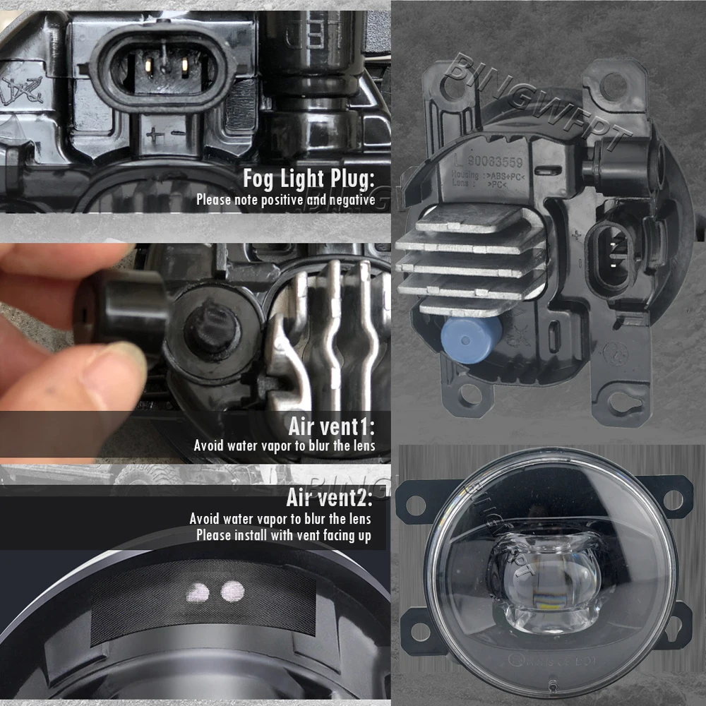 Car Led Lens Fog Lamp Assembly - đánh giá và giá Car Accessories Uae