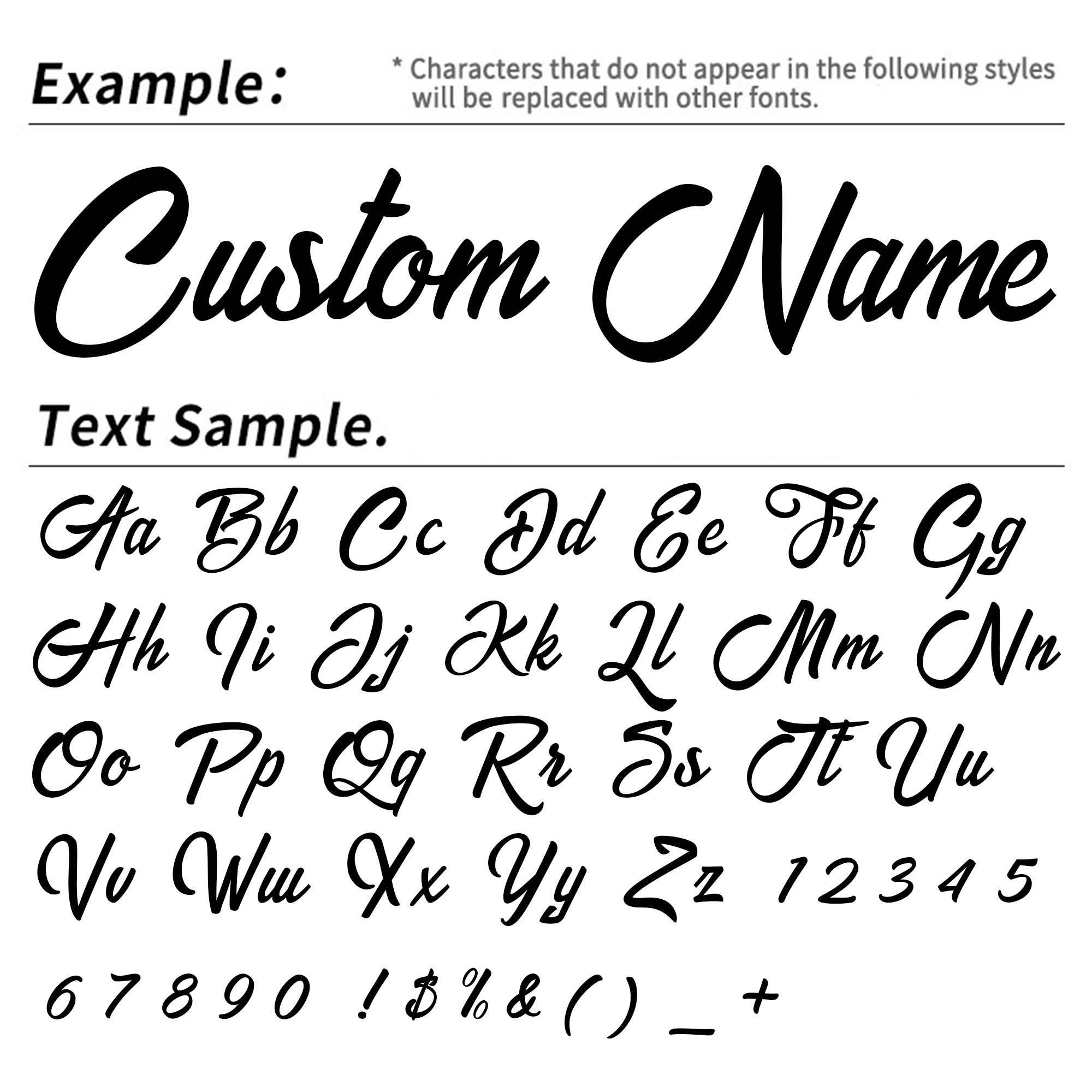 2PCS Custom Cursive Name Vinyl - đánh giá và giá Car Accessories Outside