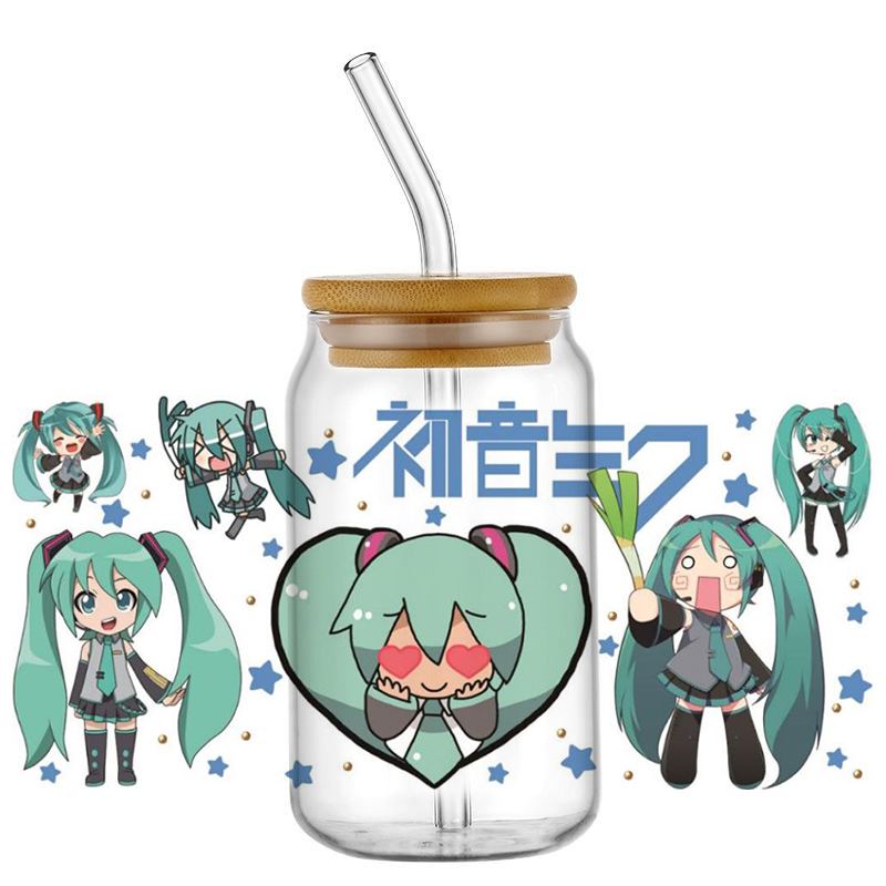 Hatsune Miku UV DTF Cup Wrap 1 - đánh giá và giá Car Accessories Outside
