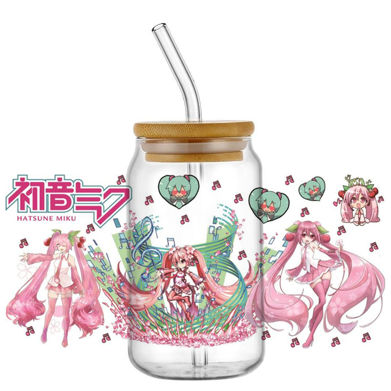Hatsune Miku UV DTF Cup Wrap 1 - đánh giá và giá Car Accessories Outside