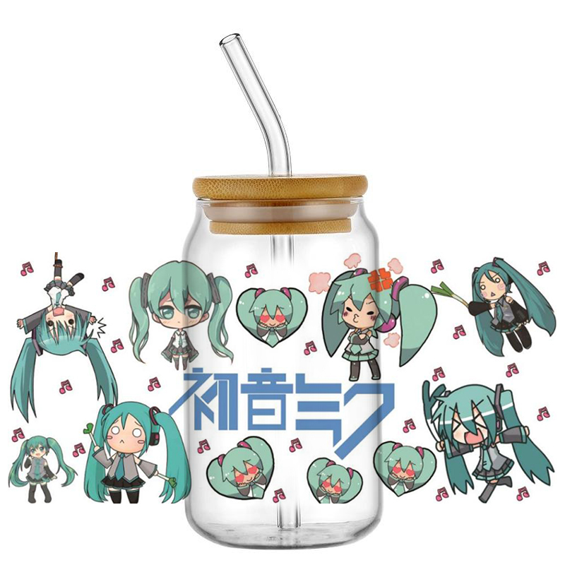 Hatsune Miku UV DTF Cup Wrap 1 - đánh giá và giá Car Accessories Outside