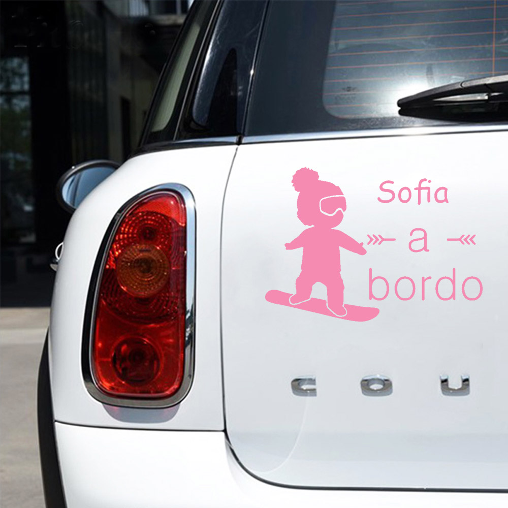 1pc Vinyl baby a bordo colorfu - đánh giá và giá Car Accessories Sticker