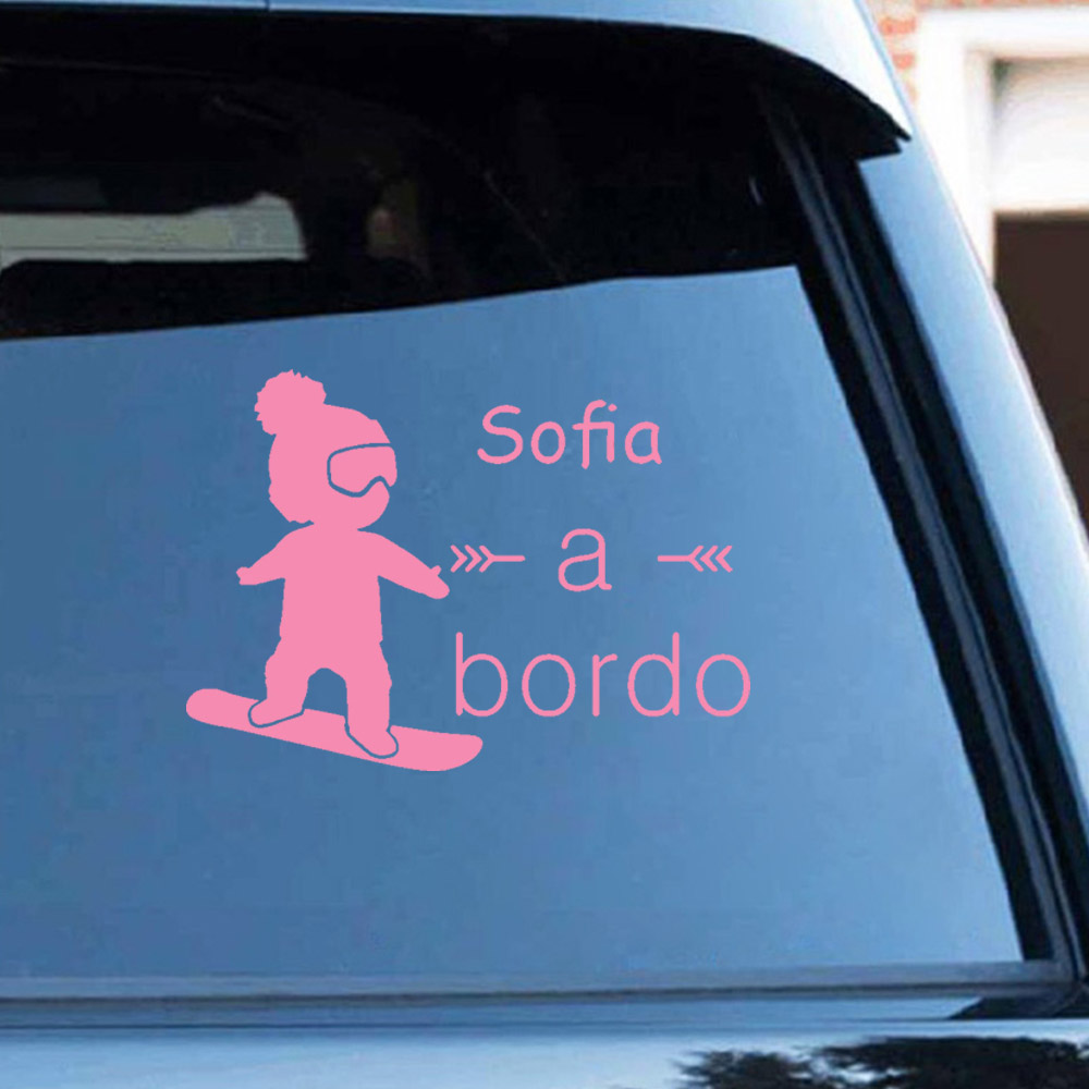 1pc Vinyl baby a bordo colorfu - đánh giá và giá Car Accessories Sticker