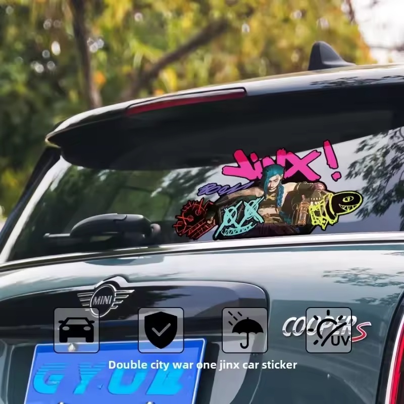 Arcane Jinx Graffiti Reflectiv - đánh giá và giá Car Accessories Sticker