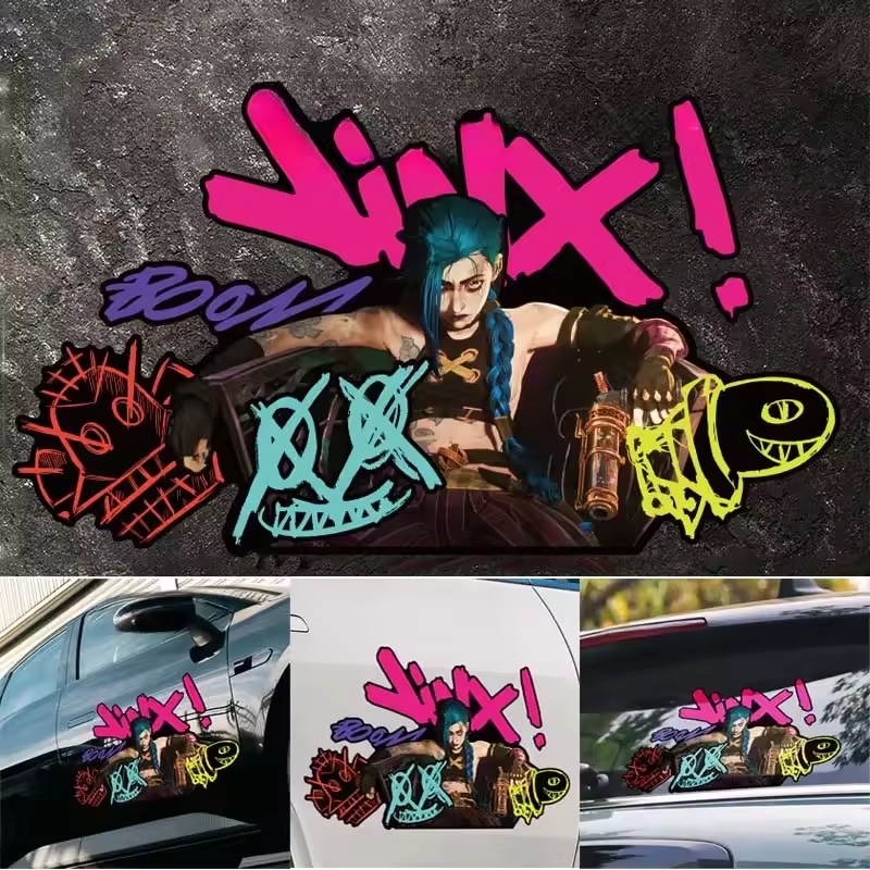 Arcane Jinx Graffiti Reflectiv - đánh giá và giá Car Accessories Sticker