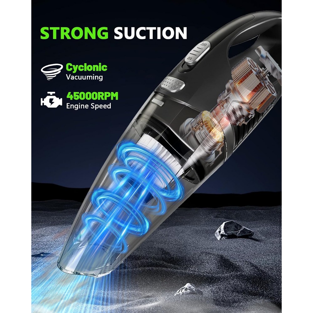 Cordless Handheld Vacuum Clean - đánh giá và giá Car Vacuum Cleaner