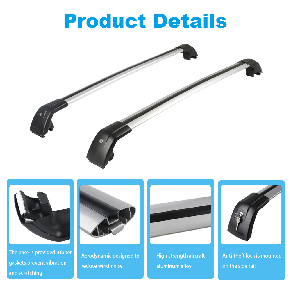 2Pcs Car Roof Rack for Volvo X - đánh giá và giá Car Roof Rack Cross Bar