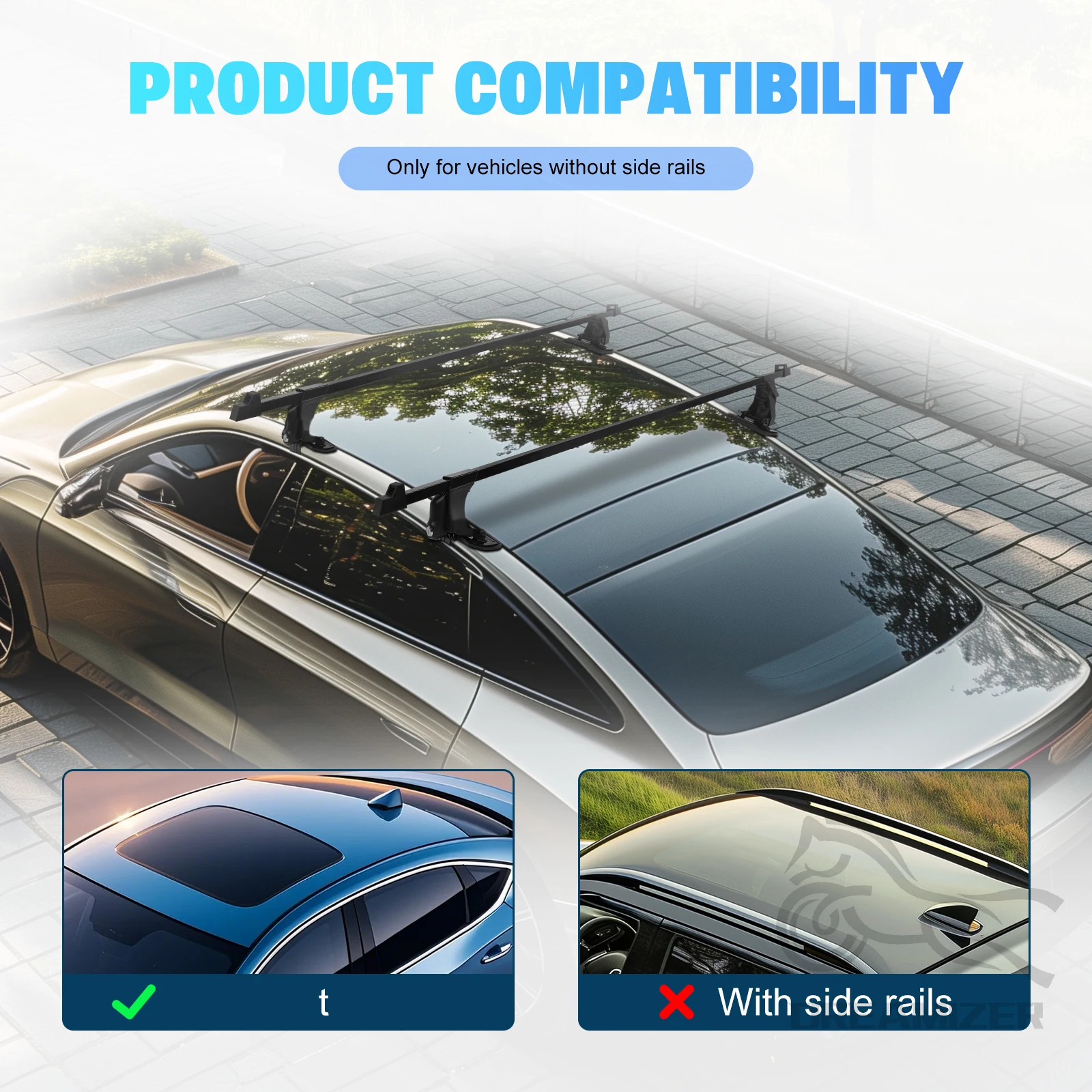 1 Pair Universal 54 inch Vehic - đánh giá và giá Car Roof Rack Cross Bar