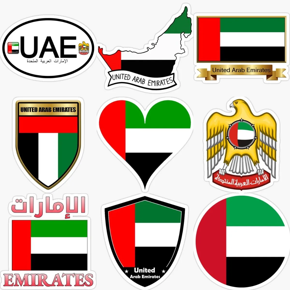 United Arab Emirates UAE Flag  - đánh giá và giá Car Accessories Uae