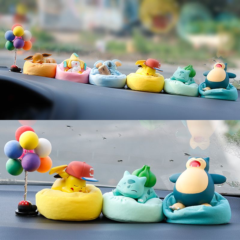Pokémon Sleeping Pose Series T - đánh giá và giá Car Accessories Toy