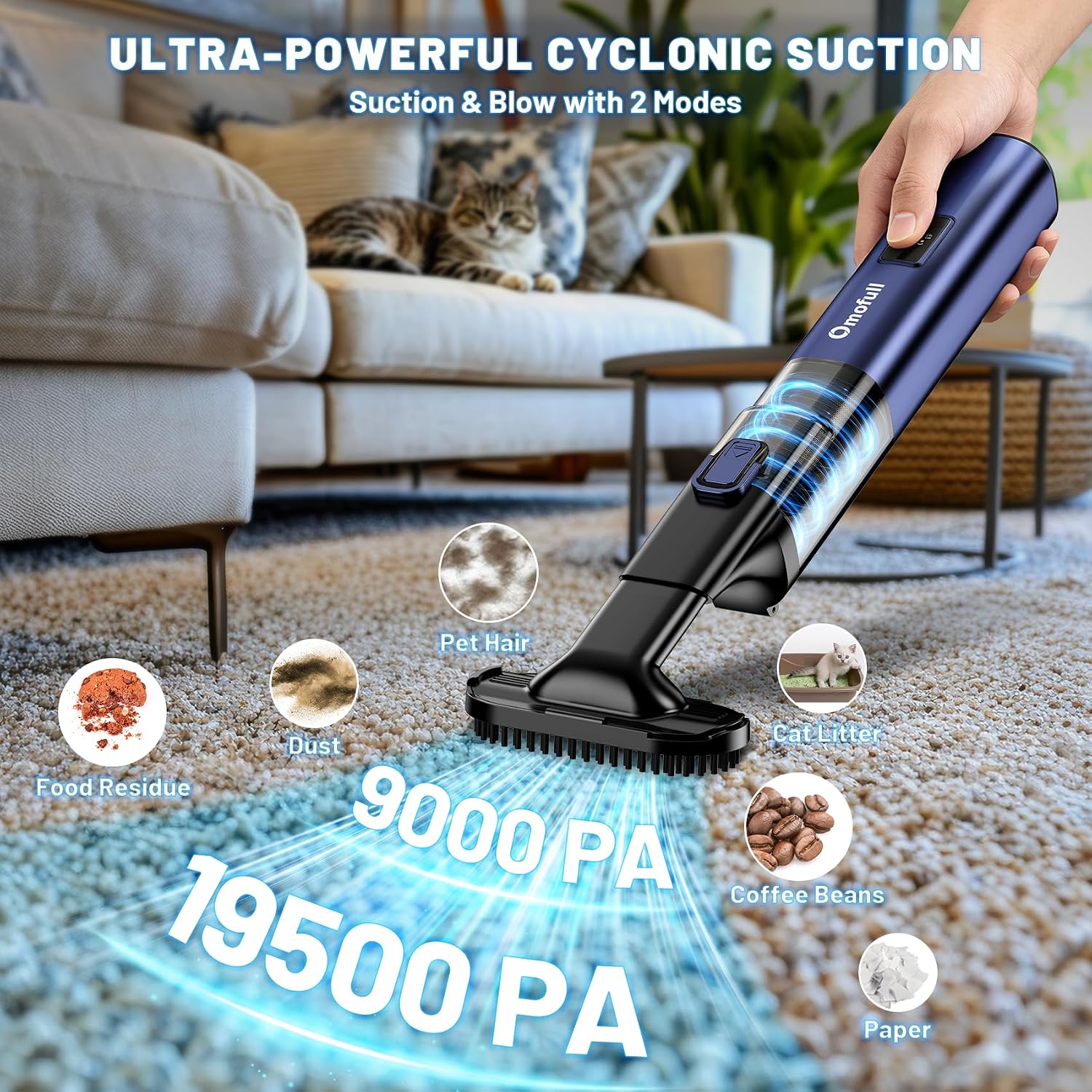 19500Pa 4-in-1 Cordless Vacuum - đánh giá và giá Car Vacuum Cleaner