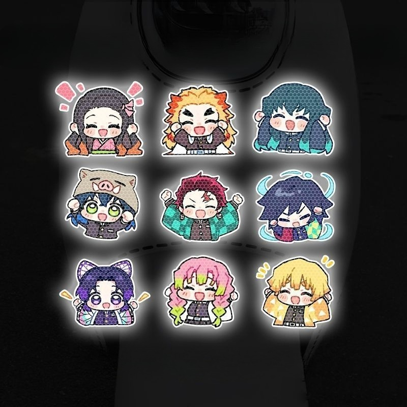 Demon Slayer cartoon personali - đánh giá và giá Car Accessories Sticker